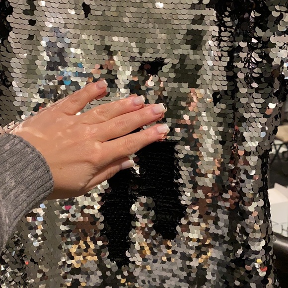 Sparkly Silver Dress - Picture 3 of 4